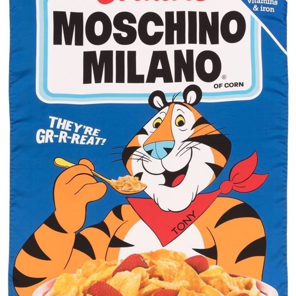 Moschino Accessories - Moschino Tony The Tiger-print scarf year of the tiger Limited Edition